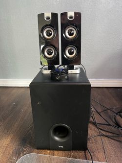 Cyber Acoustics CA-3602 2.1 Speakers