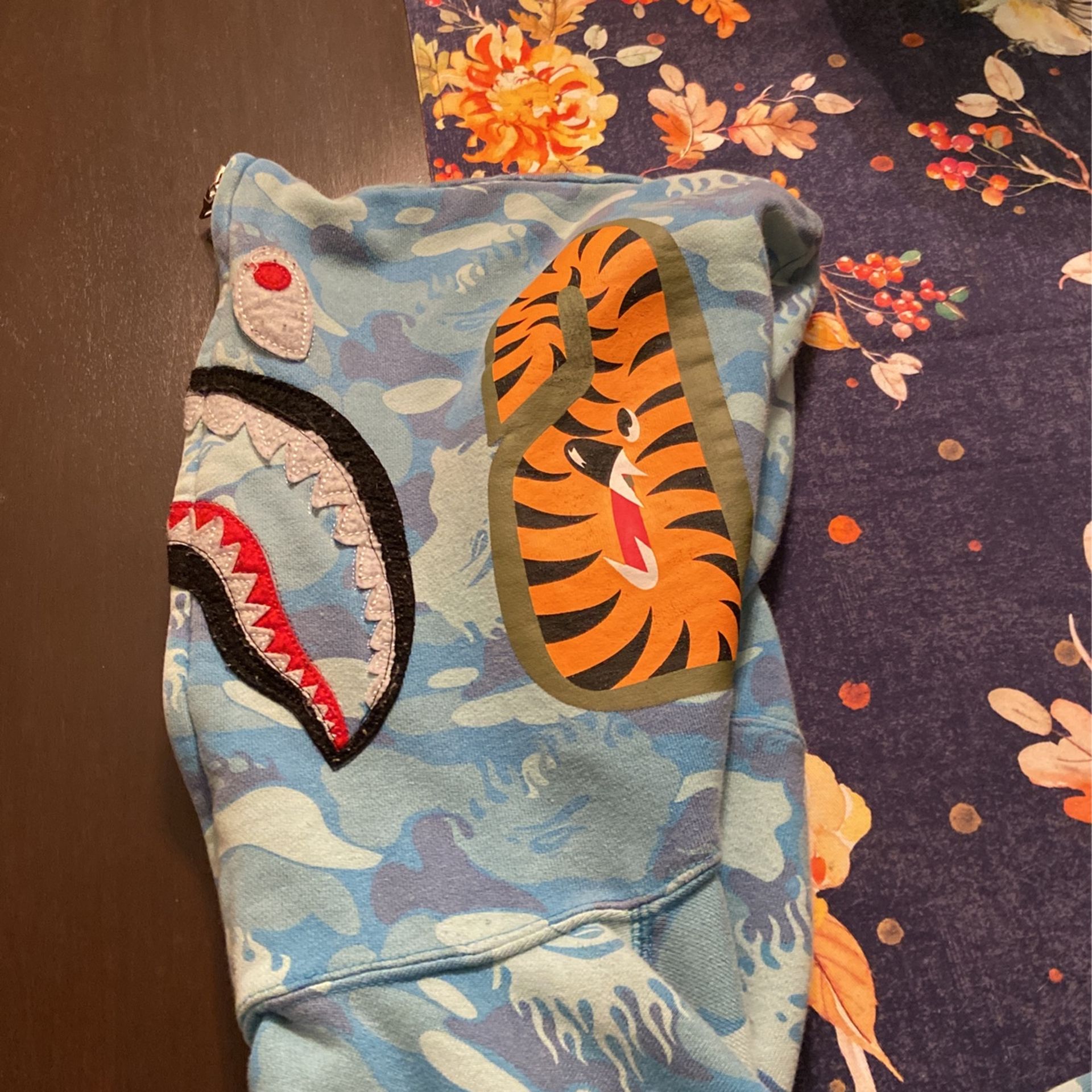 Blue Flame Bape Hoodie for Sale in Bvl, FL - OfferUp