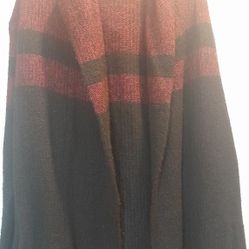 Ladies  Hooded Long Sweater