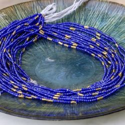 Authentic West African Waist beads -Blue