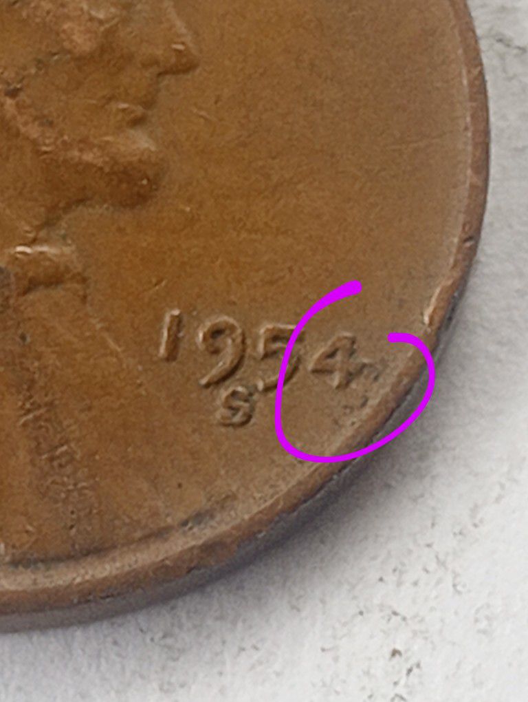 Error 1954s Penny 