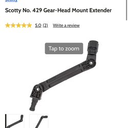 Scotty extension arm fishing / boat