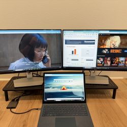 Dell 23” IPS Monitors (2) – Dual Setup – HDMI Included