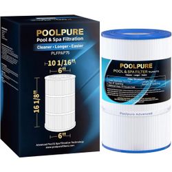 POOLPURE PAP75 Pool Filter Replaces Pentair CC75, PAP75, Pentair Clean & Clear 75, Ultral-C2, R173214, 0, Unicel C-9407, Filbur FC-0685, 590541