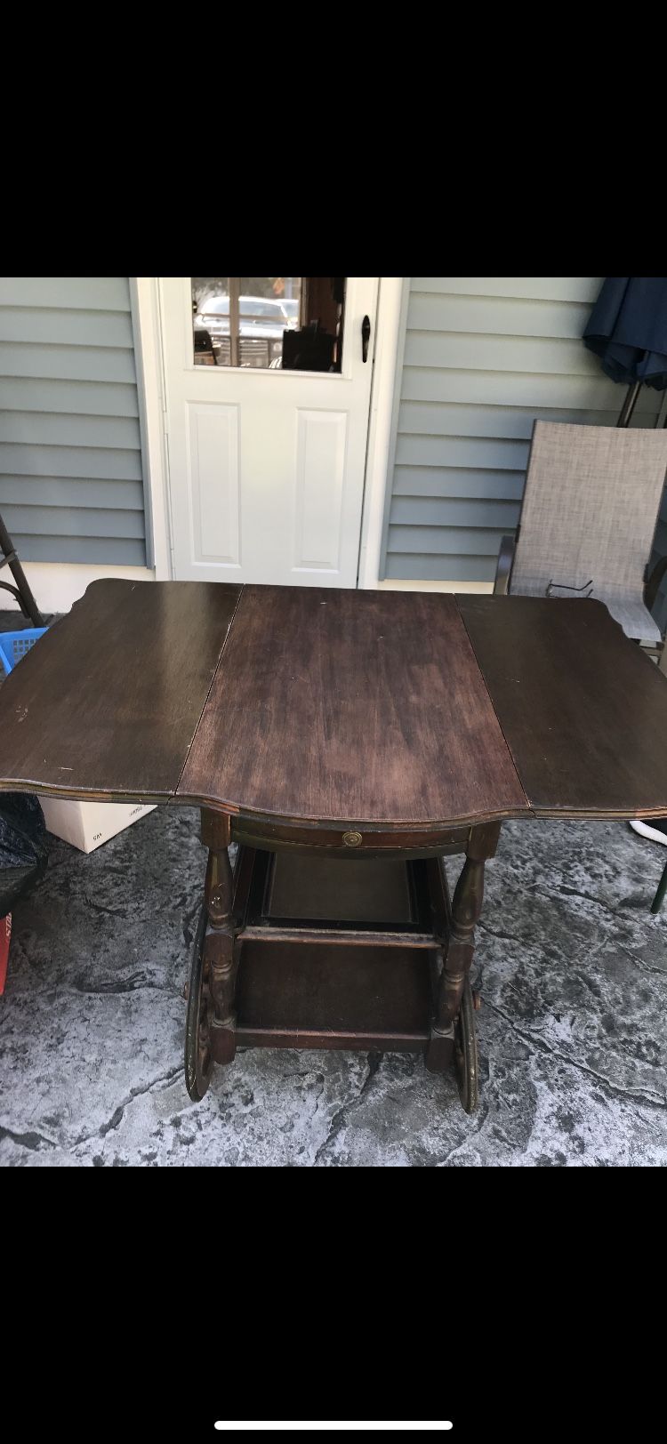 Antique Library table 