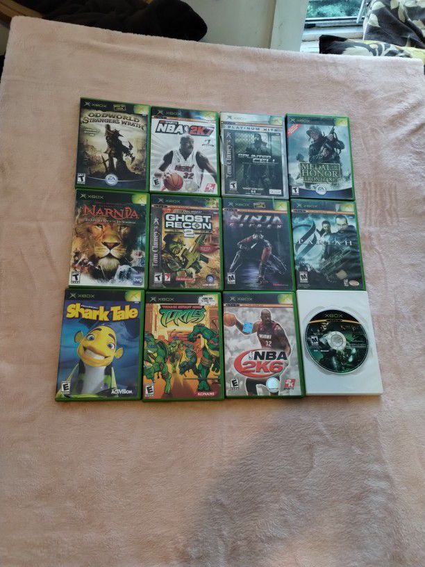 Microsoft Xbox Old School Game 10$ Each One