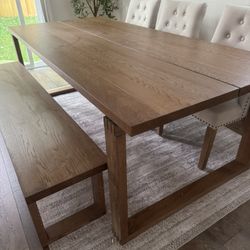 Dinning Table With Bench