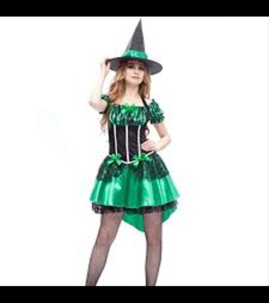 Green Witch Costume Size Medium New. I have 2. Reg Priice 26.99