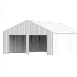 New Galvanized Metal Garages & Sheds