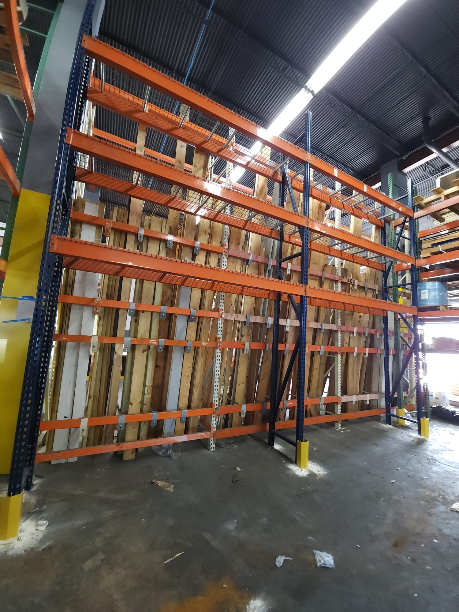 16ft X. 24in Heavy Duty Pallet Rack Sections