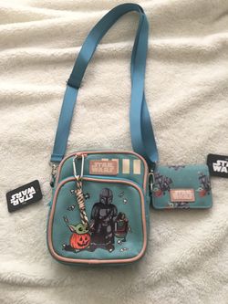 Star Wars Baby Yoda Pumpkin Crossbody And Matching Wallet