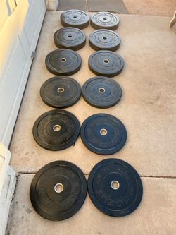 Rogue hg 2.0 Olympic bumper plate set 350lbs