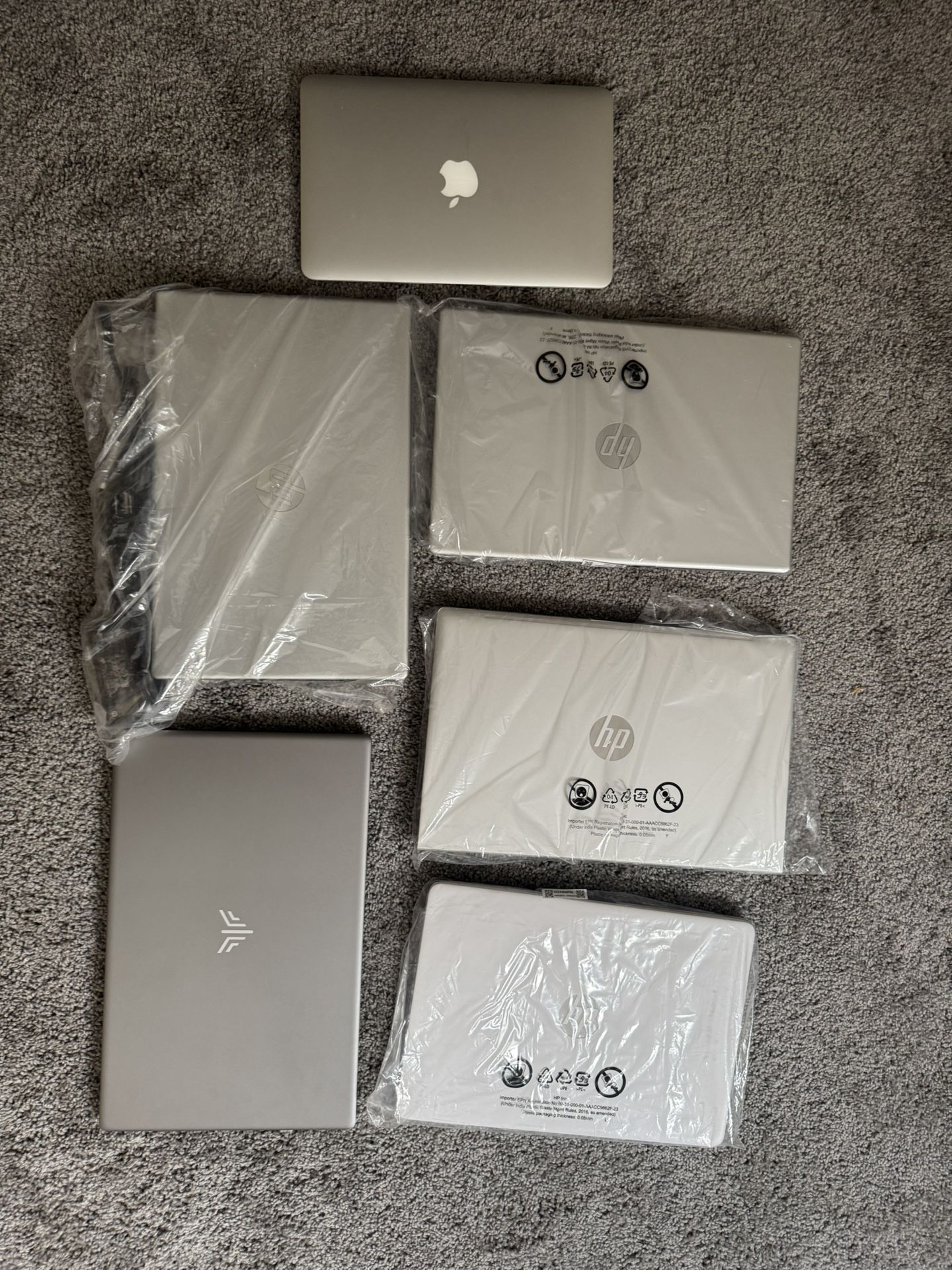 MacBook HP Dell laptops