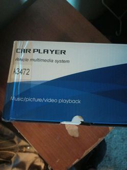 Car Player Vehicle Multimedia System A3472