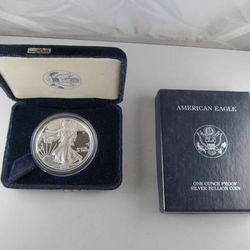 1999-P American Proof Silver Eagle in OGP -- AWESOME KEY DATE COIN!