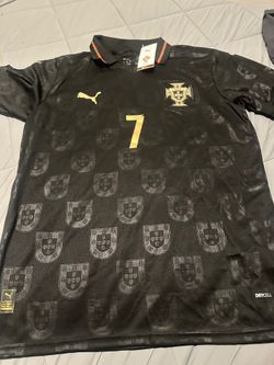 Ronaldo jersey Portugal black medium Lange