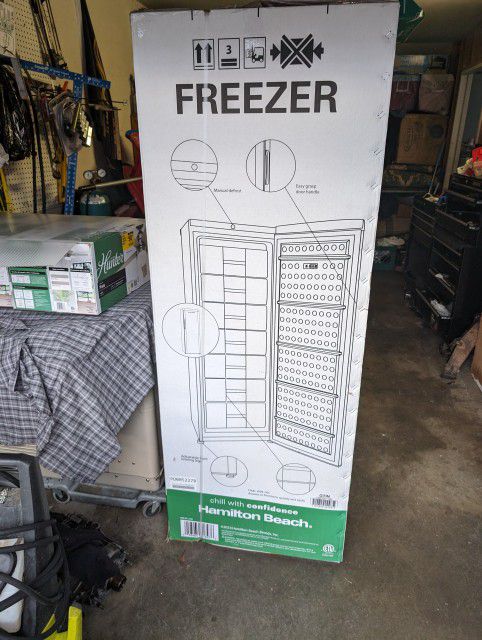 Hamilton Beach Upright Freezer With Storage 11 Cu. Ft. 