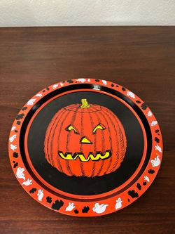 Vintage Halloween Tray 13”