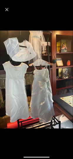 2 Girls 1st Communion Dresses
