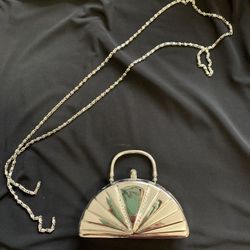 Purse - Clutch Silver “few Missing Stones”