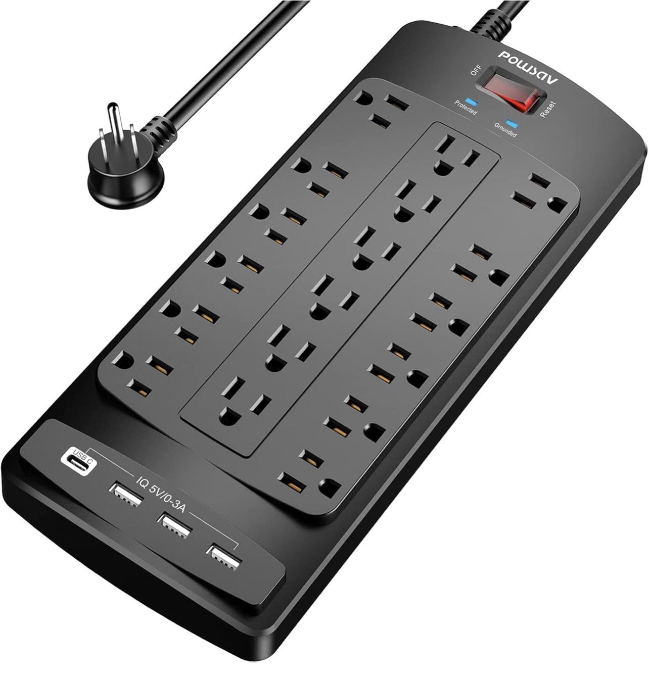 18 Outlets Power Strip