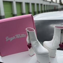 Sugar Thrillz ( Pure Heart stomped Platform Boots)