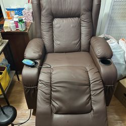 Electric  Recliner With Massage And Heat.