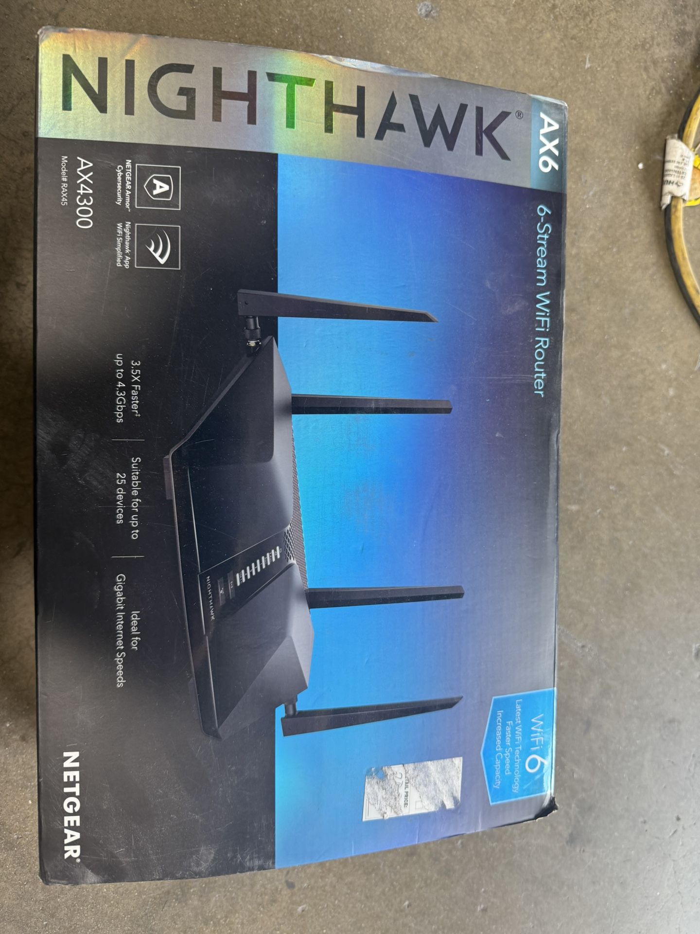 Netgear AX6 Wifi Router 