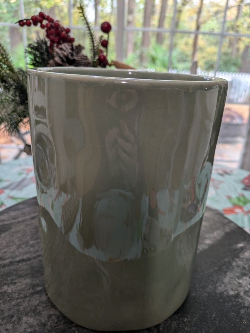 Aqua Green Utensil Holder