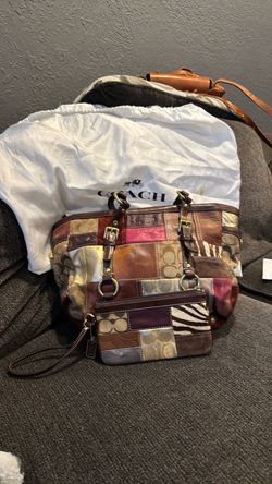 Coach patchwork purse