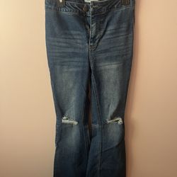 High Rise Bootcut Jeans 