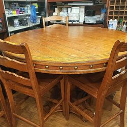 Oak Dining Table And Chairs 