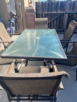 Patio table