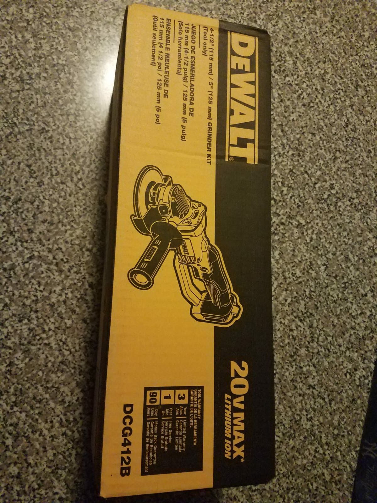 Dewalt grinder 20v