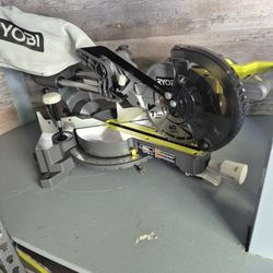 RYOBI 18V CORDLESS 71/4 " SLAITYNNG MITER SAW NEW 