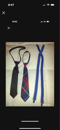 Ties and suspender for toddlers