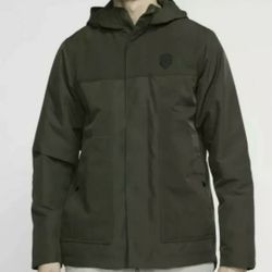 Nike Lebron James Protect Therma Jacket Sequoia  Green AT3902 355 Men’s Sz L