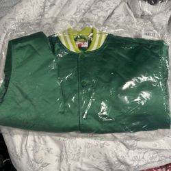 Supreme Mitchell & Ness Satin Varsity Jacket (FW24)