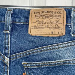 Levi’s Denim Jeans Customized Orange Tag