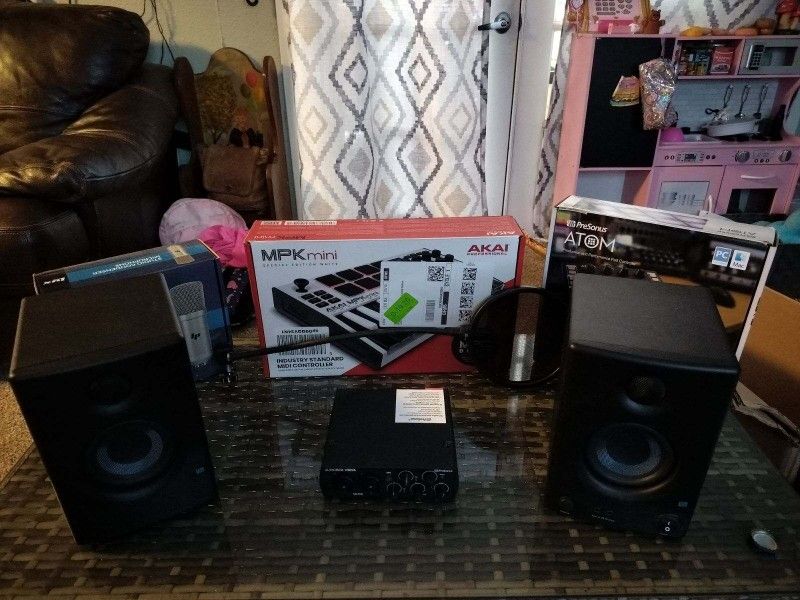 Pre Sonus Audio Interface And MPK Mini Keyboard