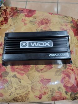 DB Drive WDX2000.1 Class D Mono Amplifier 2000-Watts works excellent very powerful amp