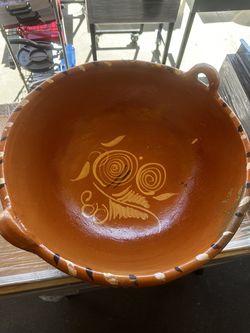 Casuela extra grande de barro