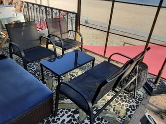 4 piece chat set