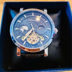 Chenxi Automatic Mechanical Moon Phase Watch
