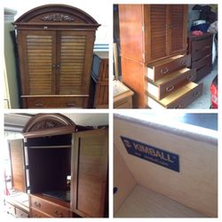 Kimball dresser armoire in great condition