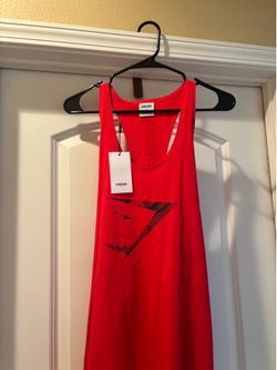 Red Tank — Gymshark Infill Stringer Size M
