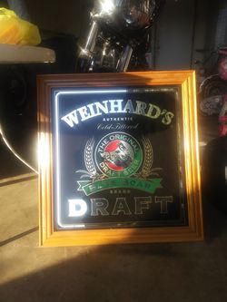 Weinhards blue boar mirror