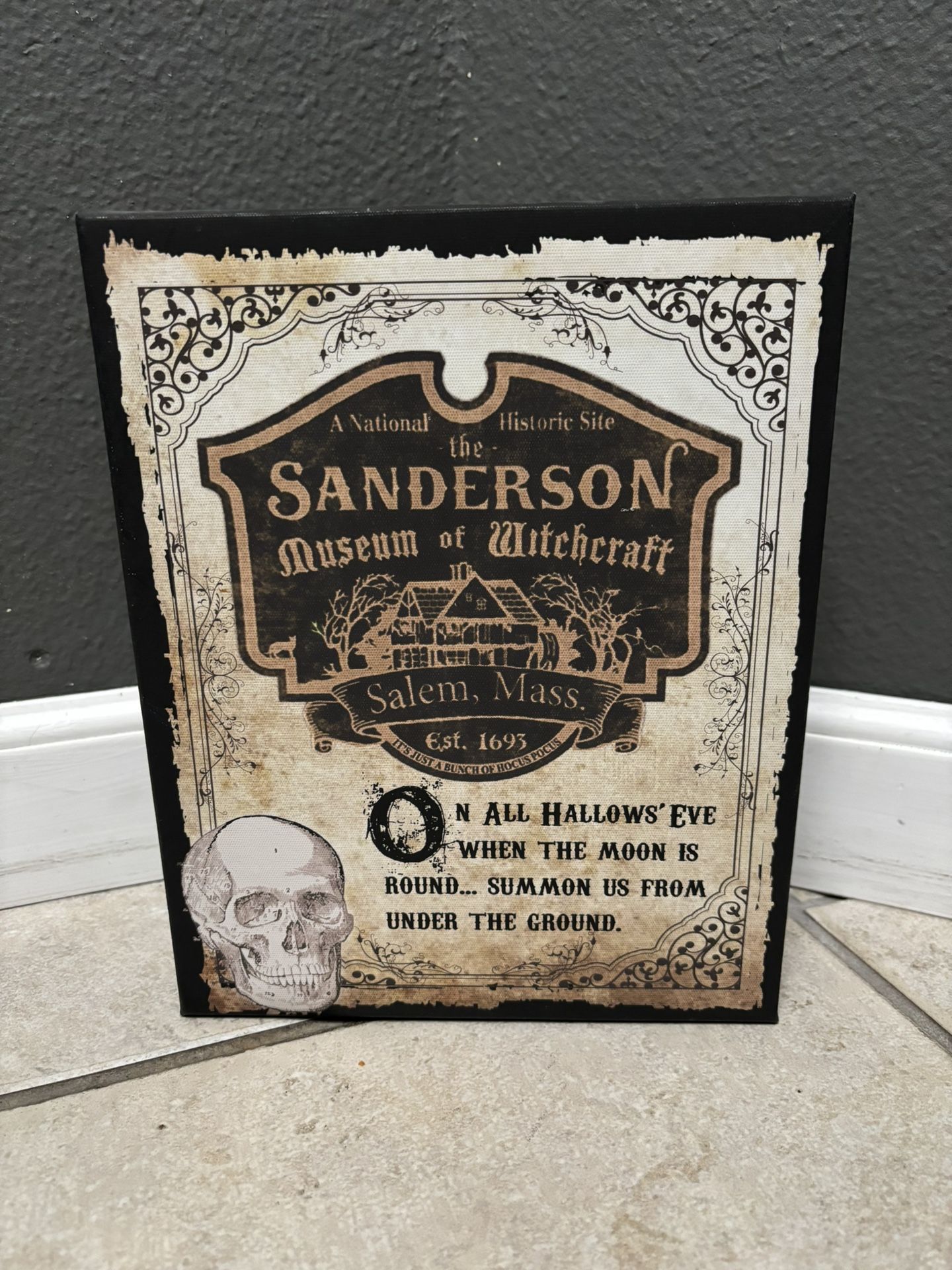Halloween Canvas Hocus Pocus Museum Of Witchcraft