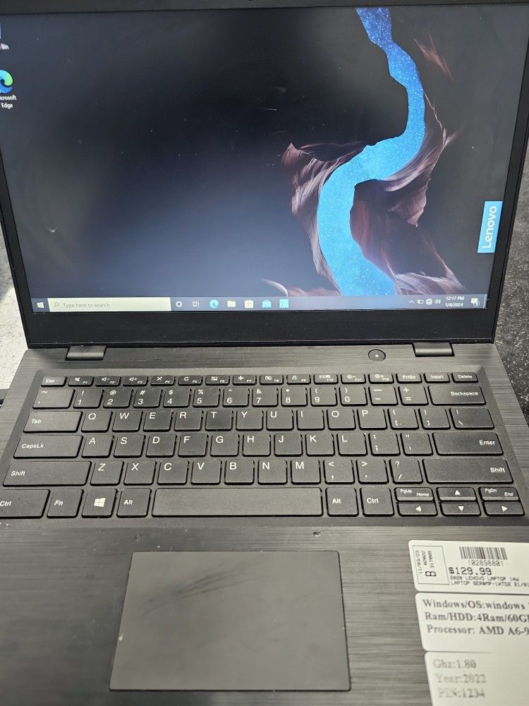 2020 Lenovo Laptop. ASK FOR RYAN. #10(contact info removed)