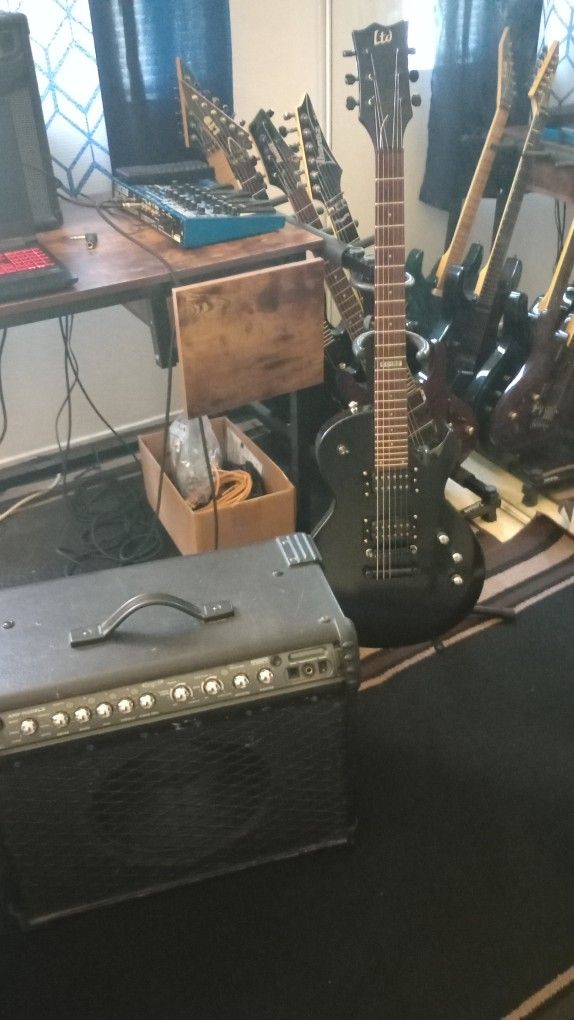 LTD / ESP EC-50 INDONESIA & Line 6 Spider 3 -12 Inch Speaker